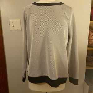 NEW Michael Kors white/navy sweater